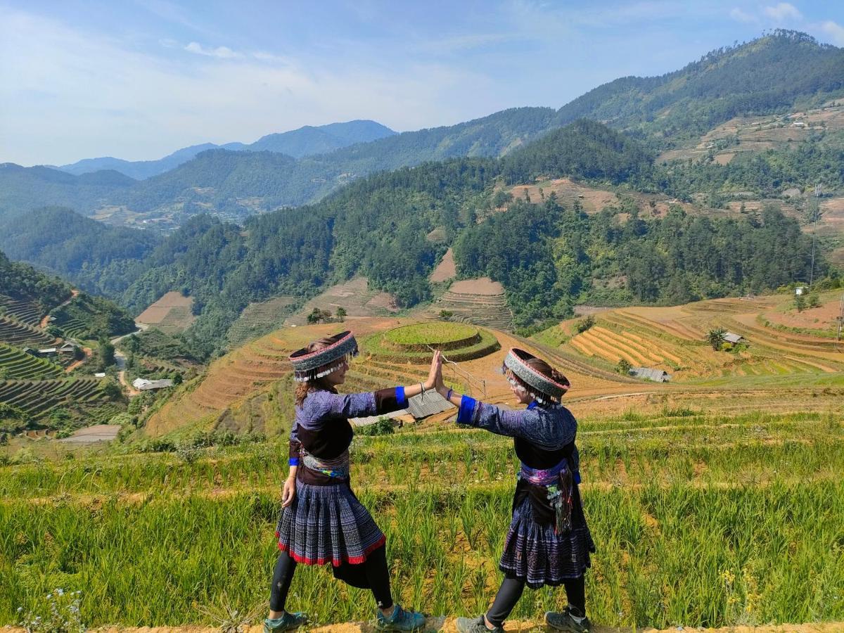 Indigenous Homestay- Trek- Food- Bus Mu Cang Chai Zewnętrze zdjęcie