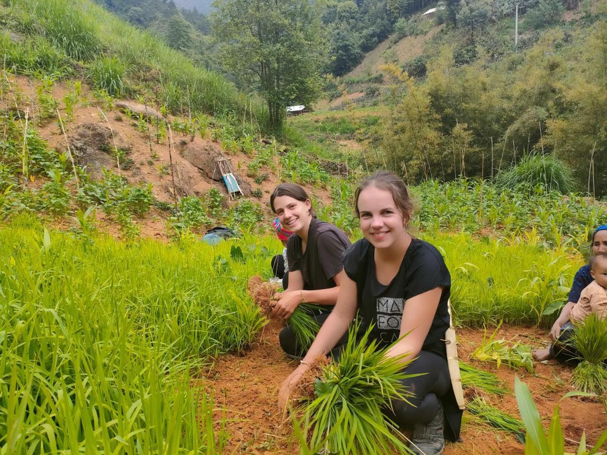 Indigenous Homestay- Trek- Food- Bus Mu Cang Chai Zewnętrze zdjęcie