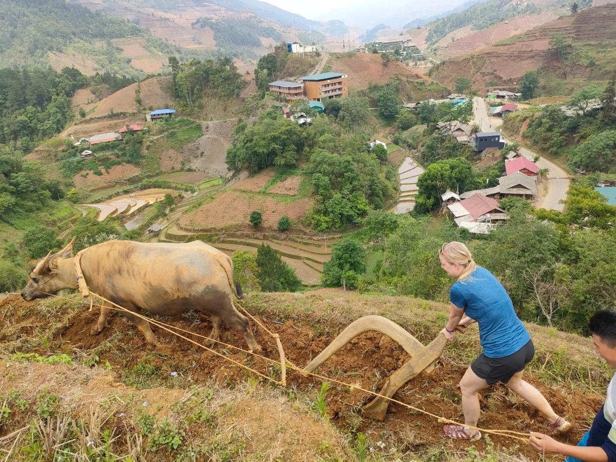 Indigenous Homestay- Trek- Food- Bus Mu Cang Chai Zewnętrze zdjęcie