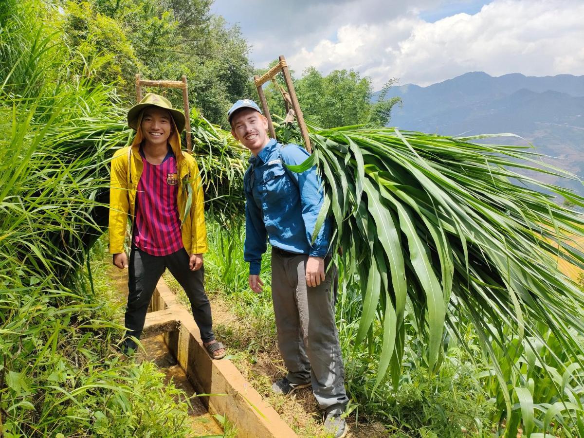 Indigenous Homestay- Trek- Food- Bus Mu Cang Chai Zewnętrze zdjęcie