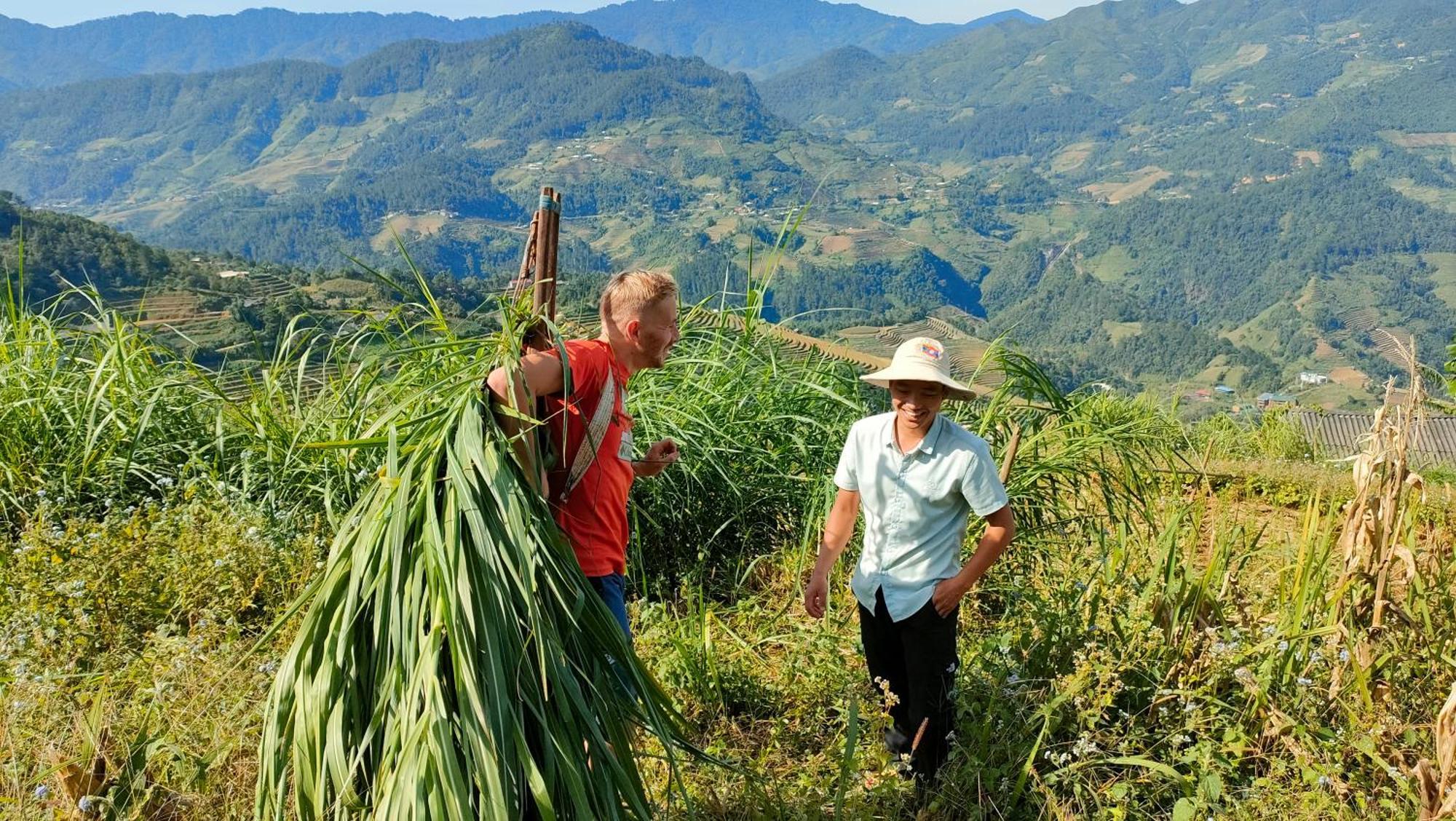 Indigenous Homestay- Trek- Food- Bus Mu Cang Chai Zewnętrze zdjęcie